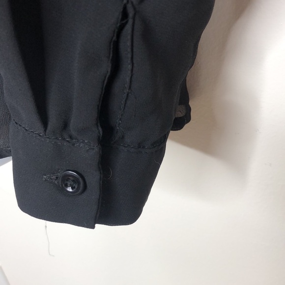 Women’s Dizzylizzy See Through Button Down Shirt - Picture 3 of 4